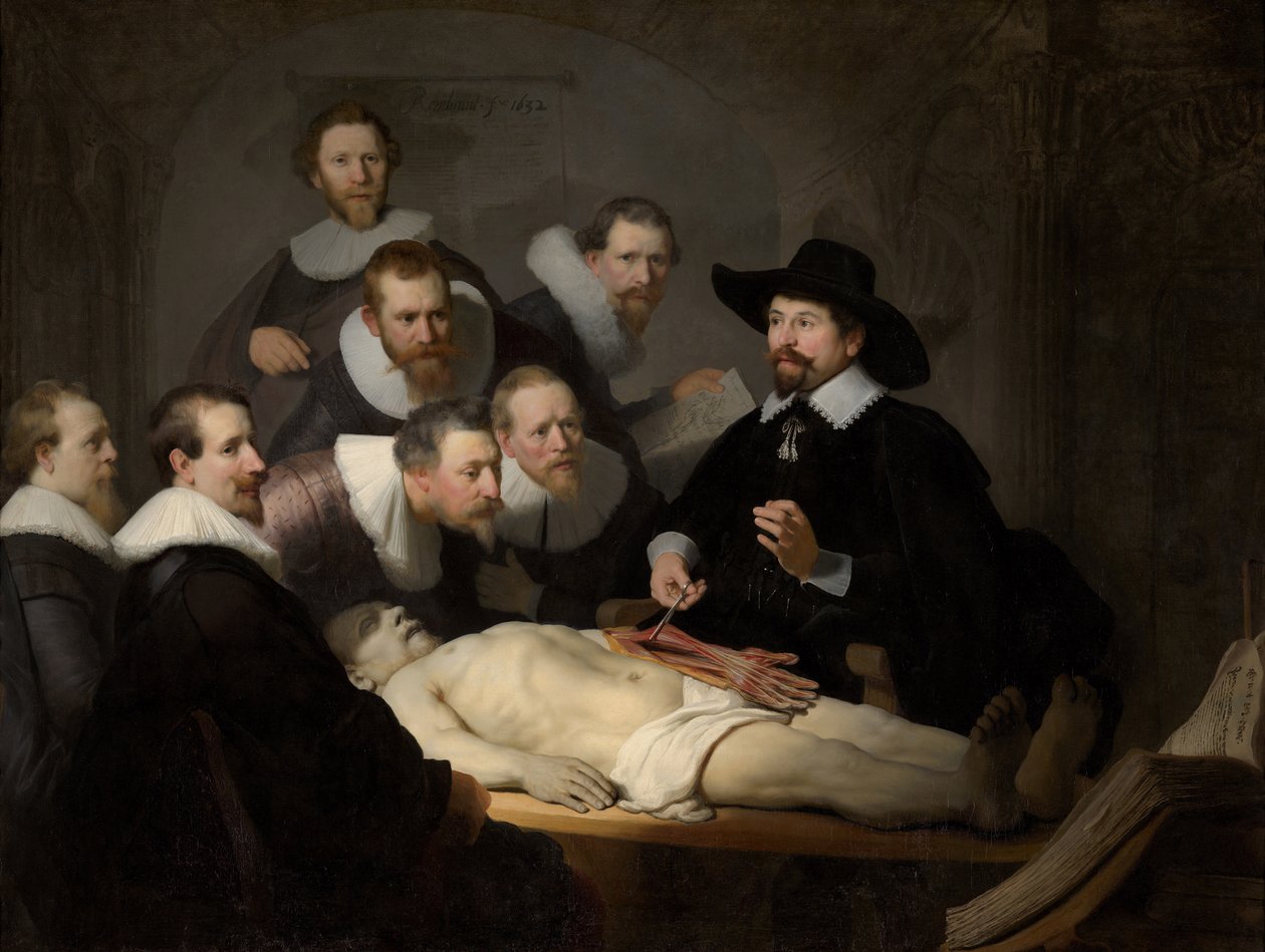 Tohtori Nicolaes Tulpin anatomiatunti tekijältä Rembrandt van Rijn