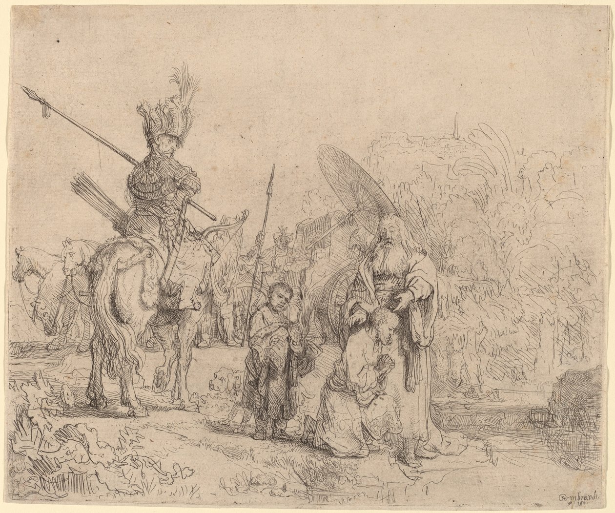 Eunukin kaste tekijältä Rembrandt van Rijn