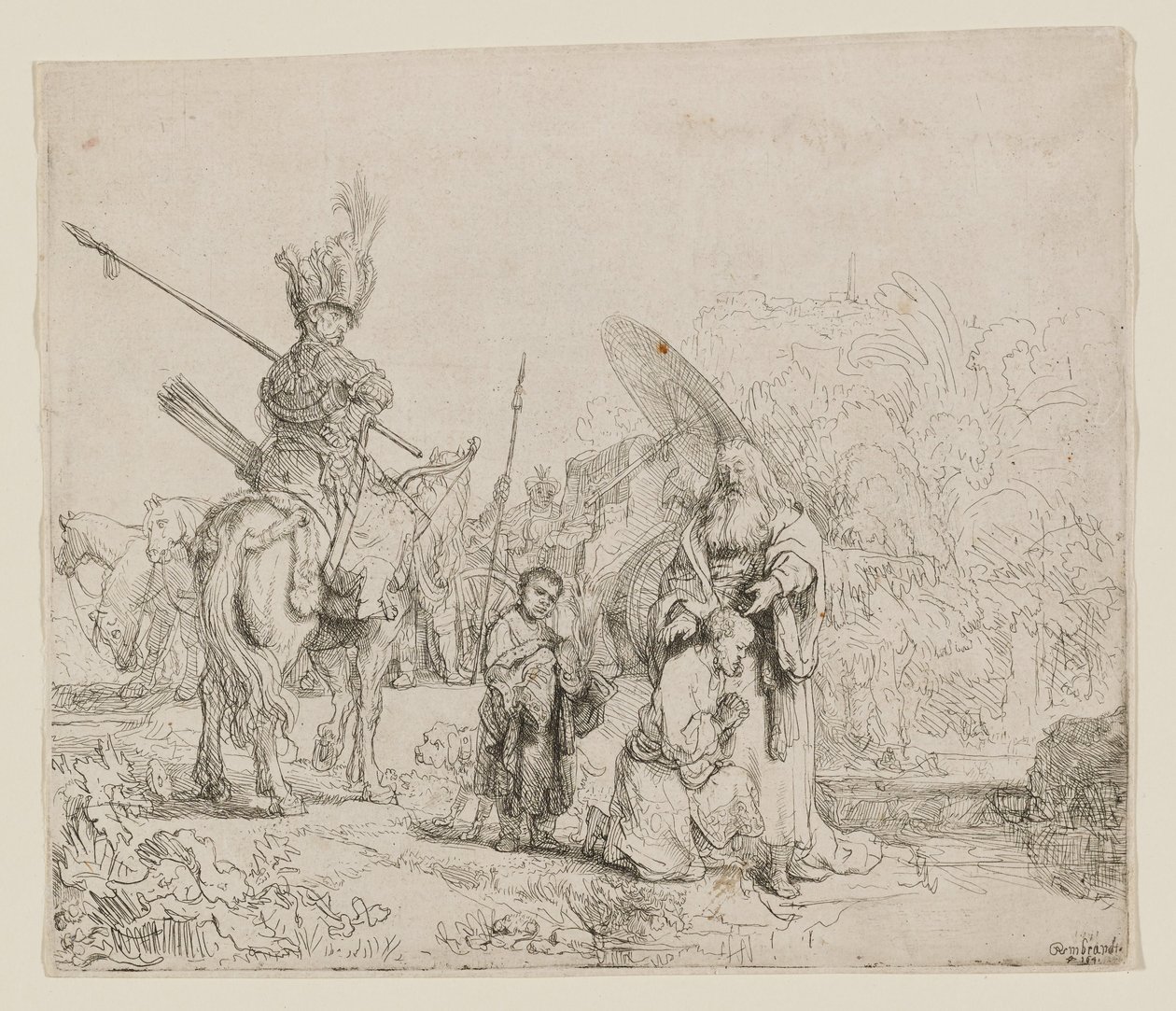 Eunukin kaste tekijältä Rembrandt van Rijn