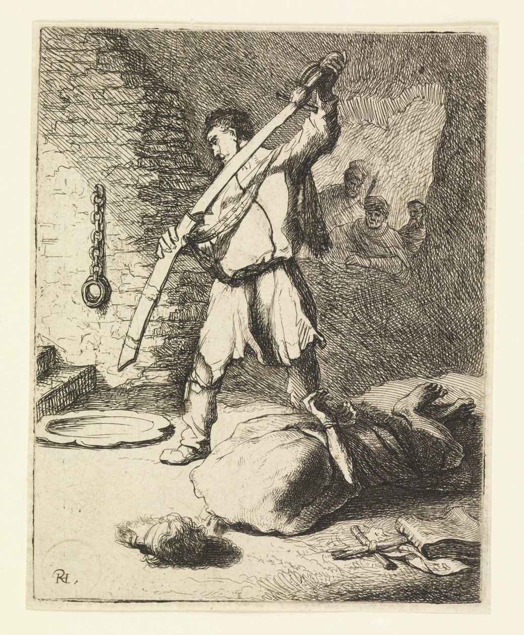 La decapitació de Joan Baptista finlandès tekijältä Rembrandt van Rijn