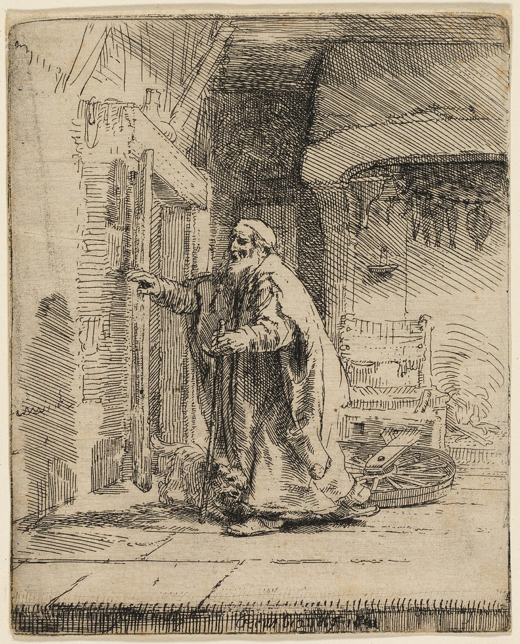 Tobitin sokeus: Isompi levy tekijältä Rembrandt van Rijn