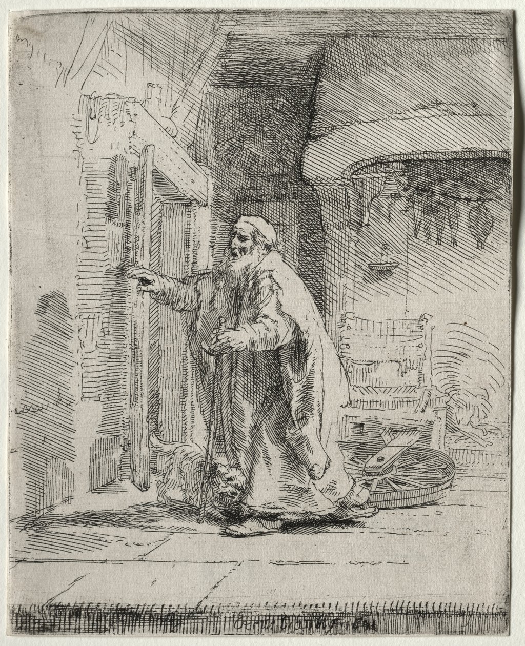 Tobitin sokeus: Isompi levy tekijältä Rembrandt van Rijn