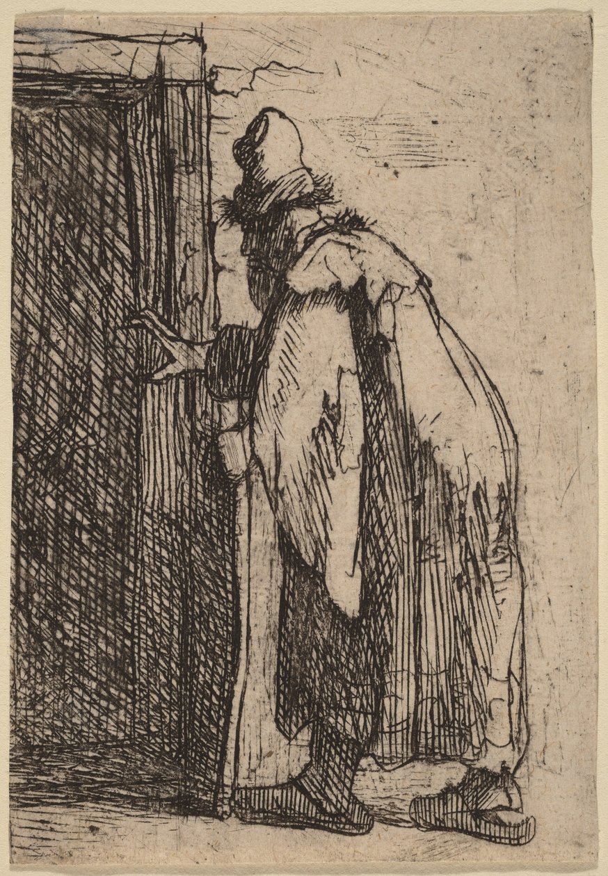 Tobitin sokeus: luonnos tekijältä Rembrandt van Rijn