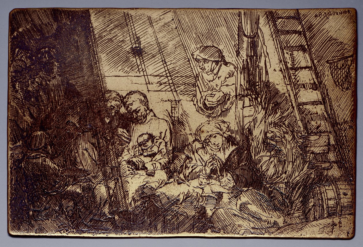 Ympärileikkaus tallissa Ympärileikkaus tallissa tekijältä Rembrandt van Rijn