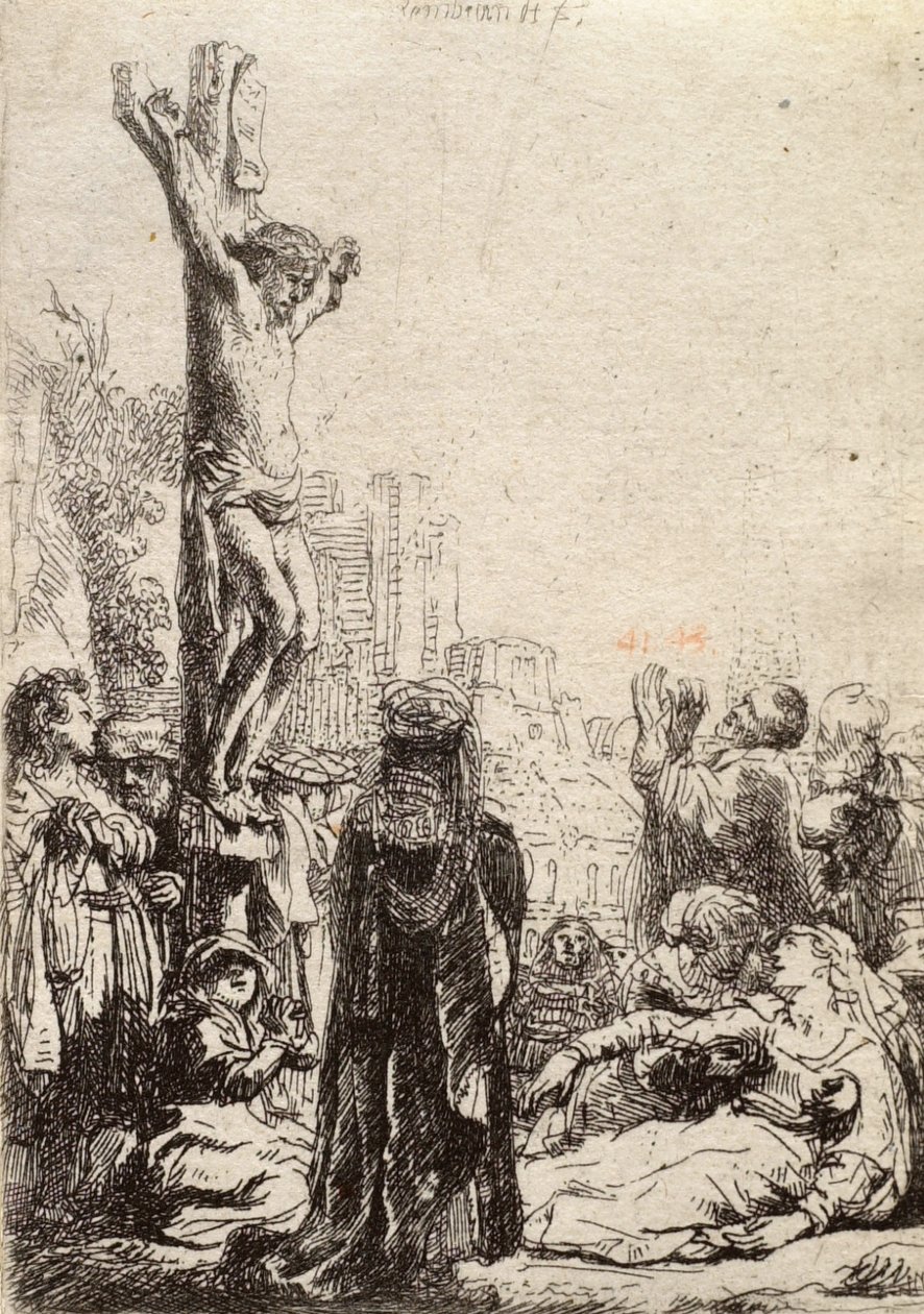 Ristiinnaulitseminen tekijältä Rembrandt van Rijn