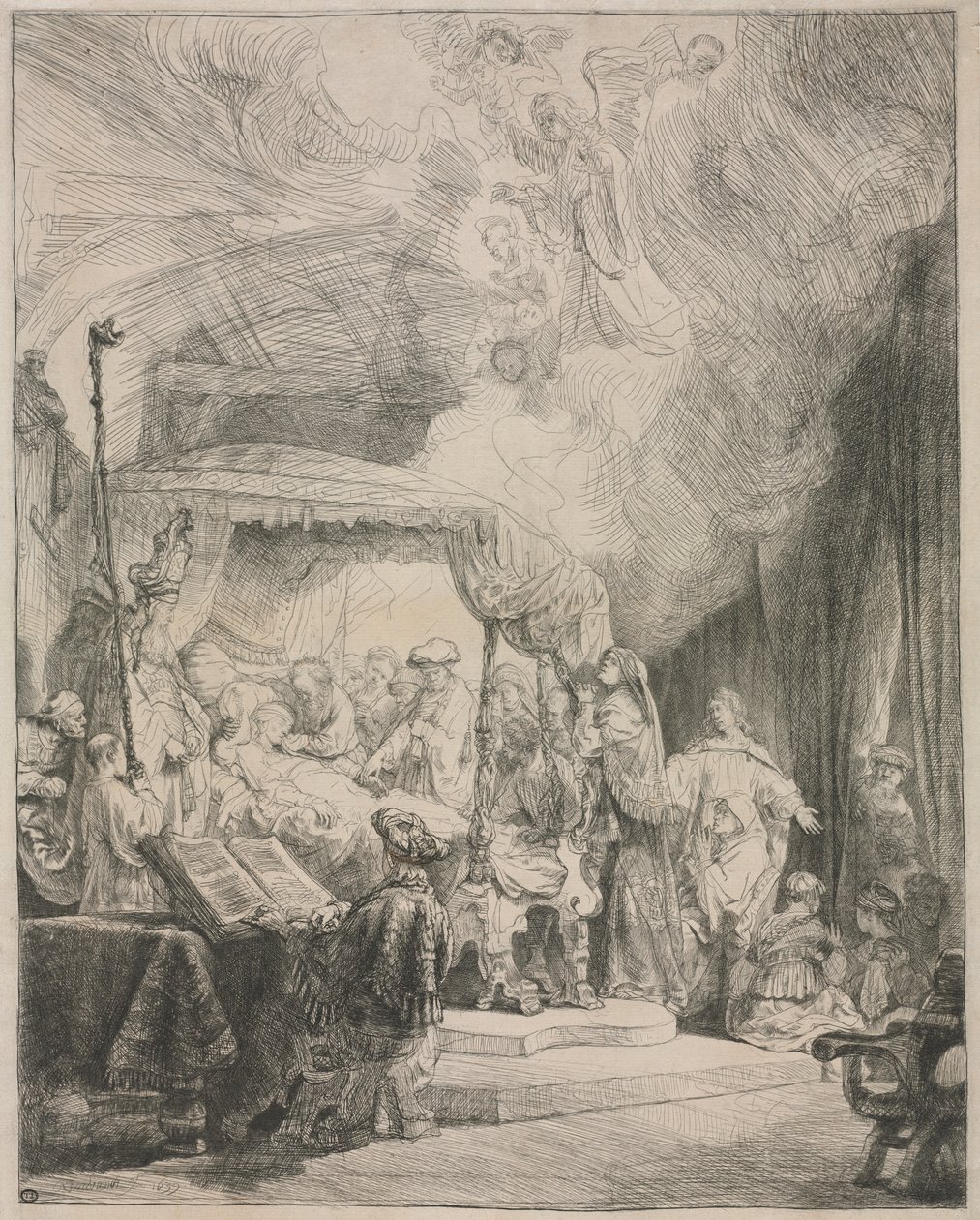 Neitsyen kuolema, 1639. tekijältä Rembrandt van Rijn