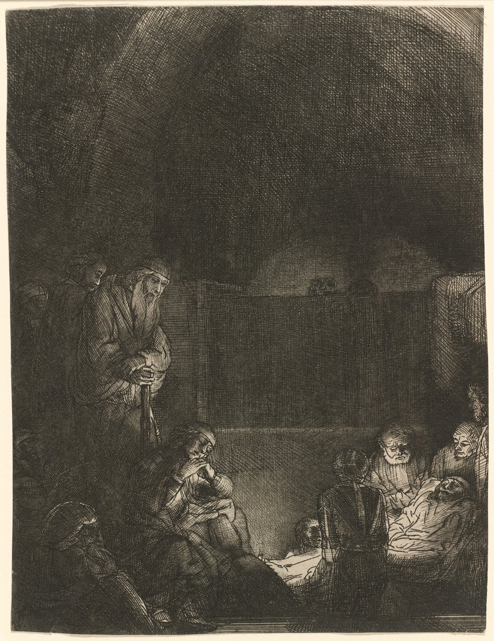 Hautaus tekijältä Rembrandt van Rijn