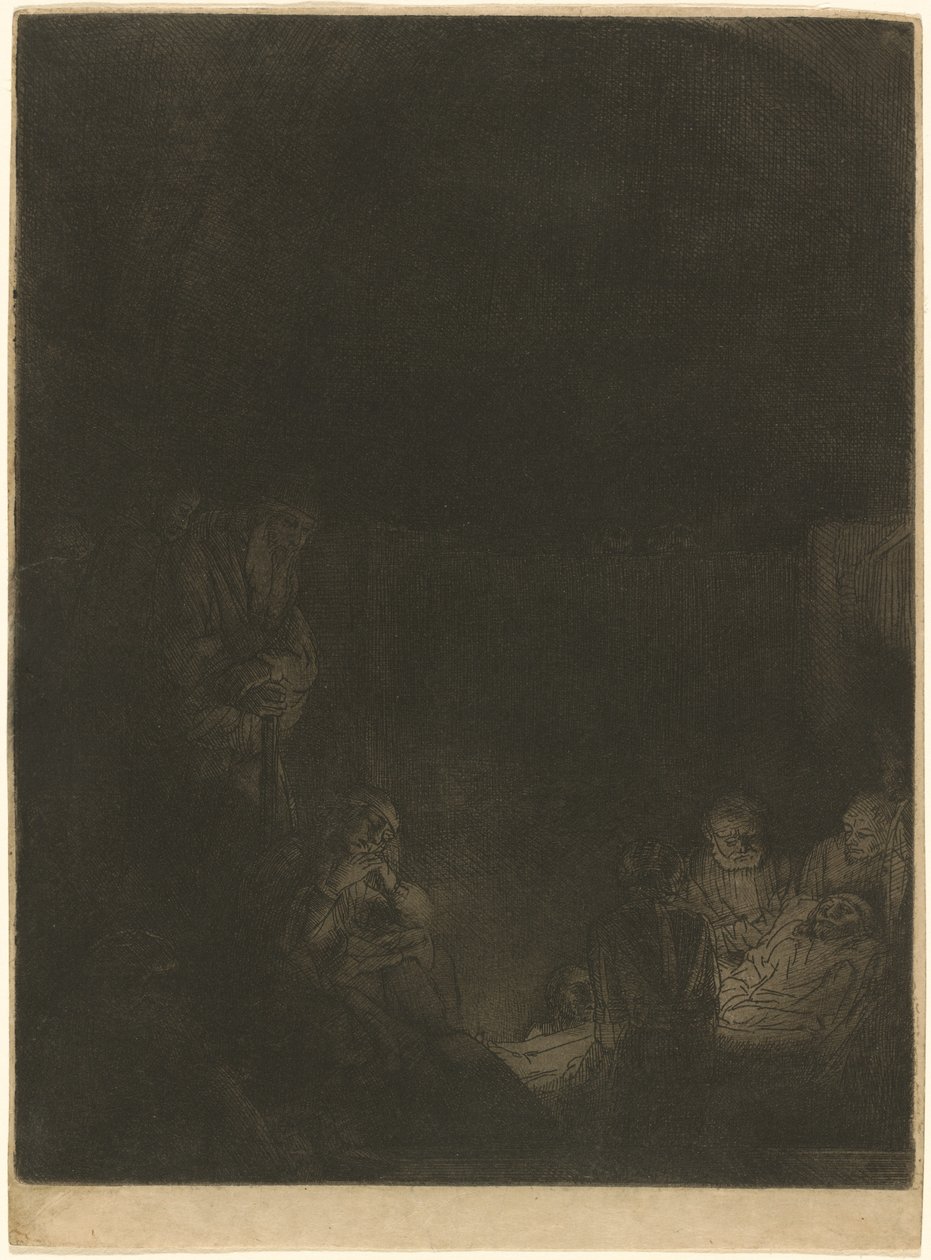 Hautaus tekijältä Rembrandt van Rijn