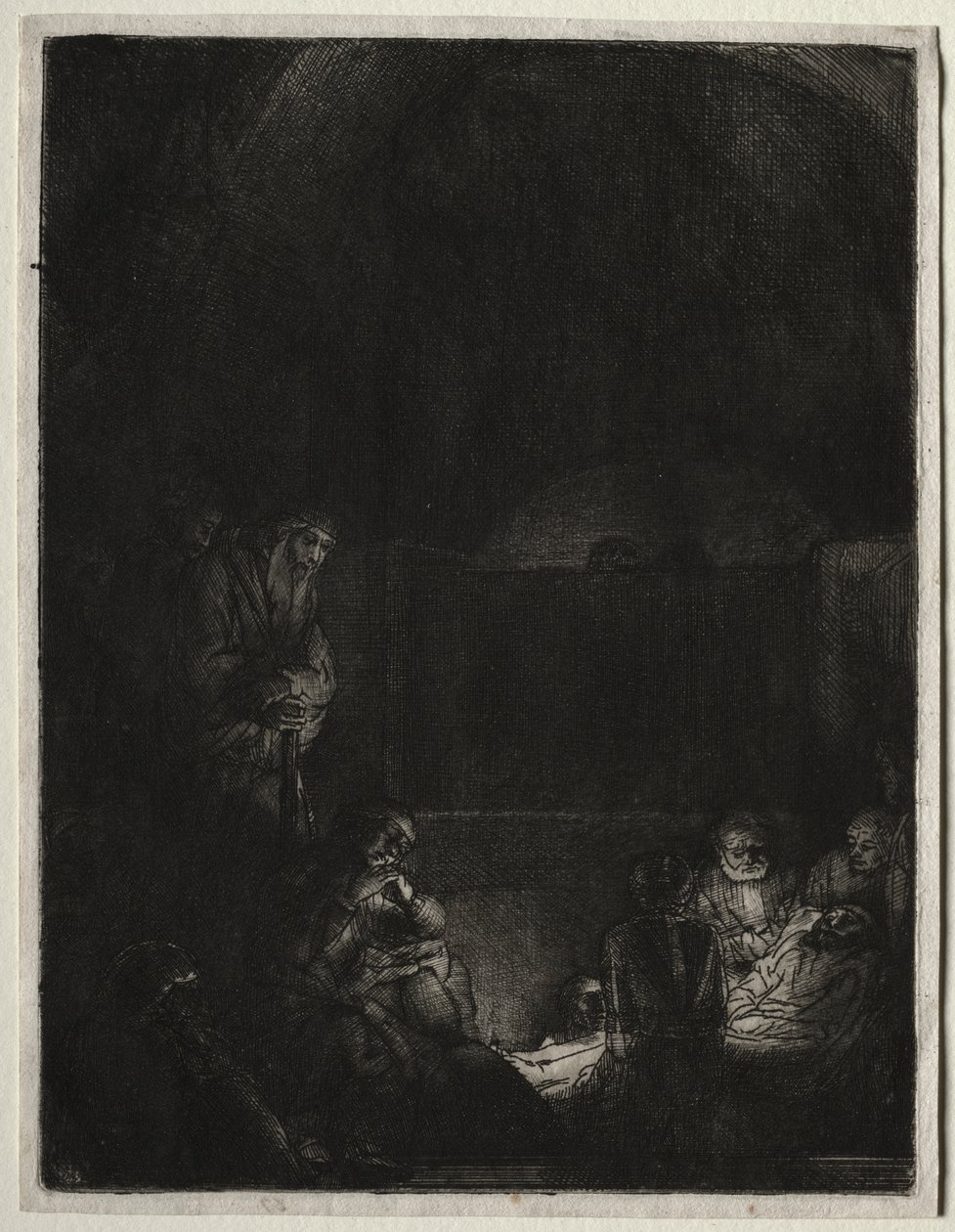 Hautaus tekijältä Rembrandt van Rijn