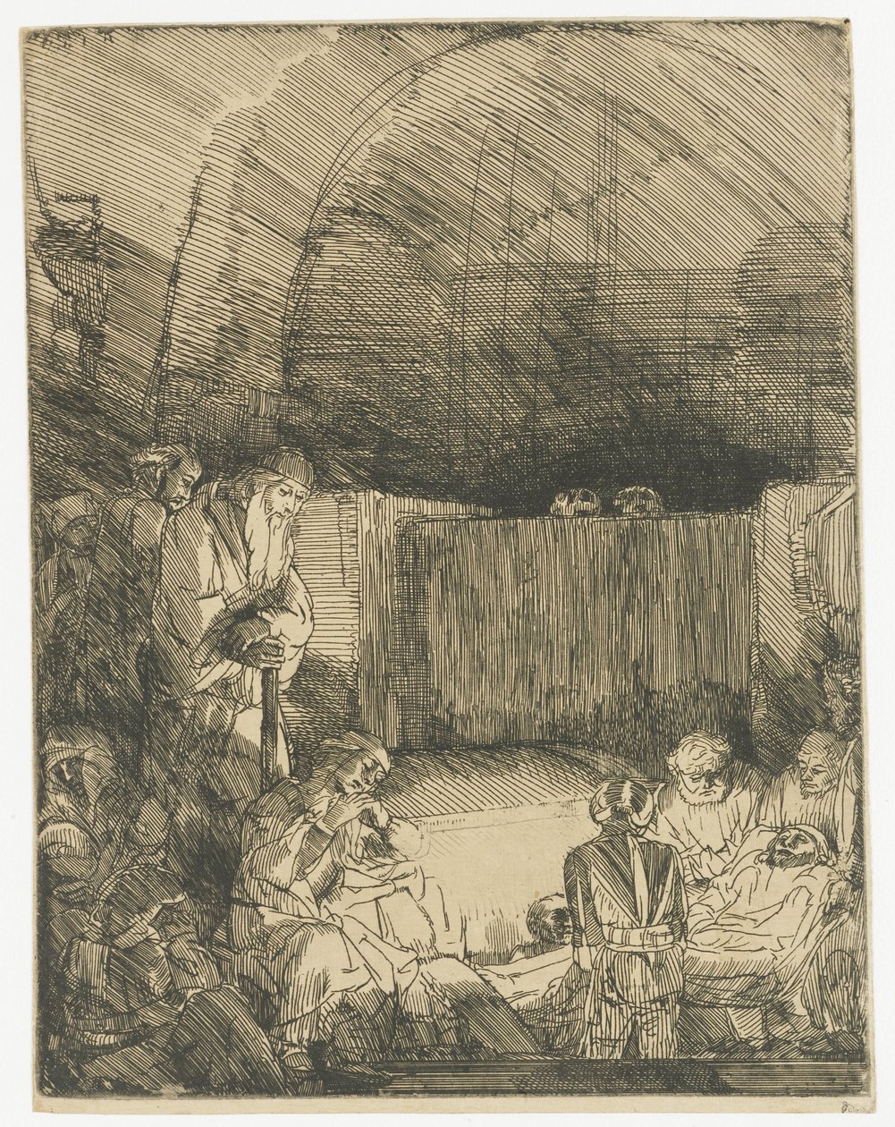 Hautaus tekijältä Rembrandt van Rijn