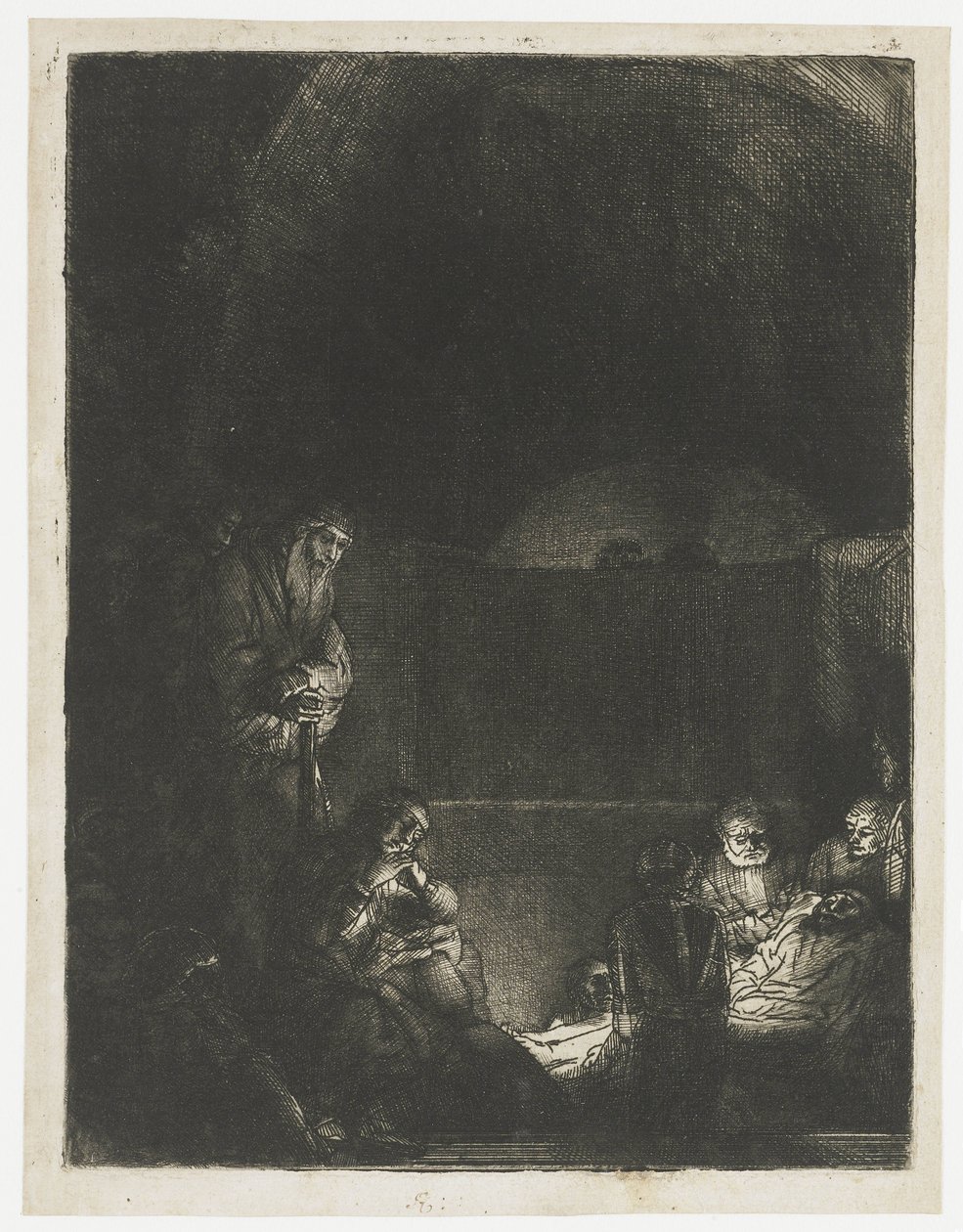 Hautaus tekijältä Rembrandt van Rijn