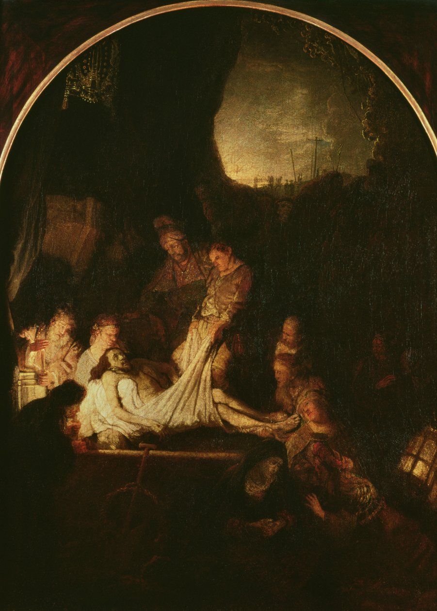 The Tombment, noin 1639 tekijältä Rembrandt van Rijn