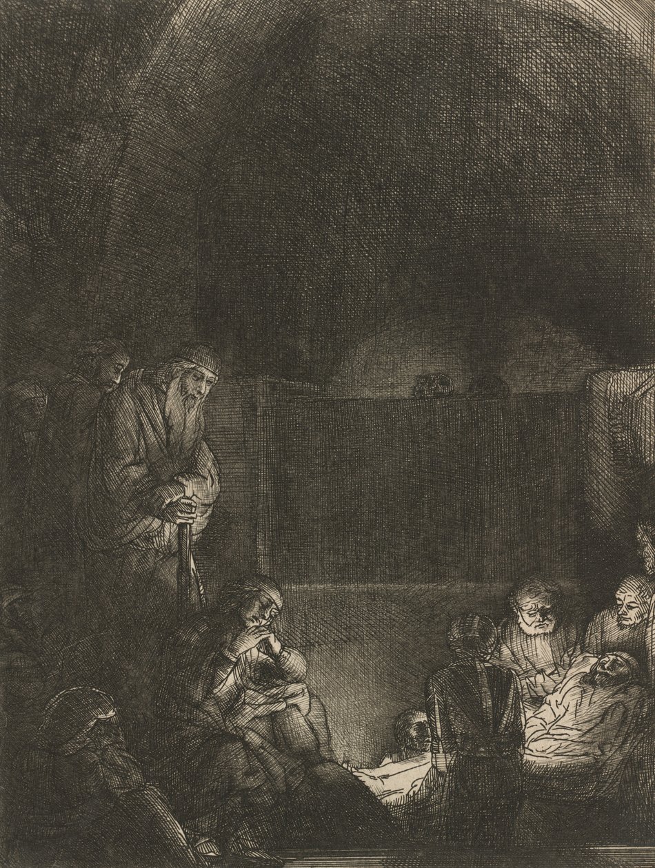 The Tombment, c. 1654. tekijältä Rembrandt van Rijn