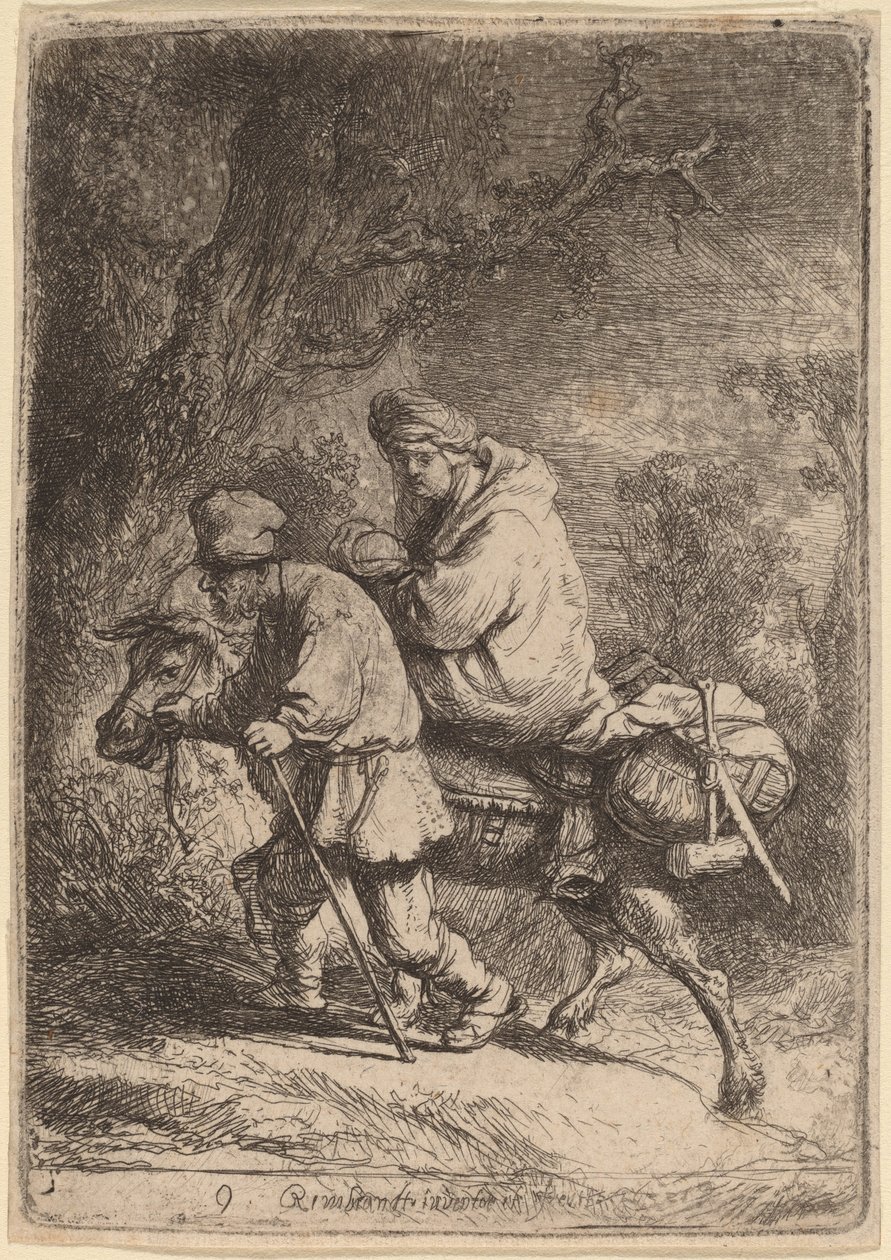 Lento Egyptiin: Pieni tekijältä Rembrandt van Rijn