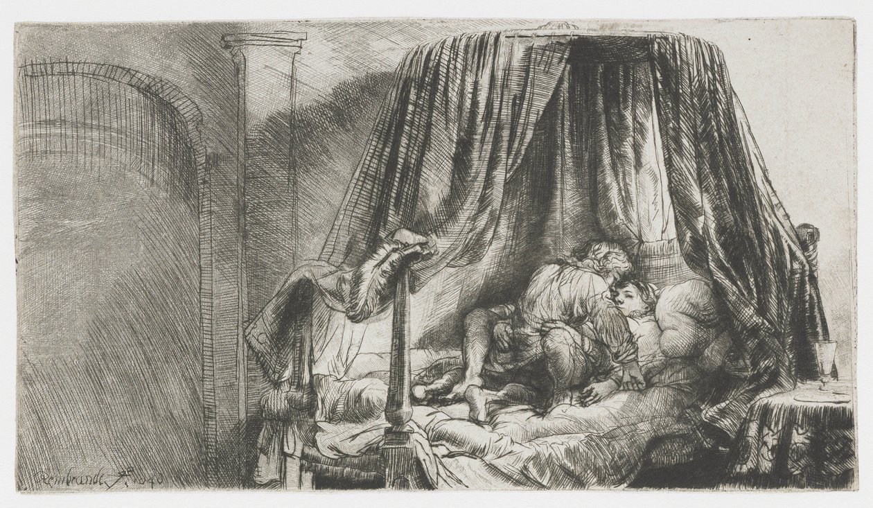 El bedfinnish francès tekijältä Rembrandt van Rijn