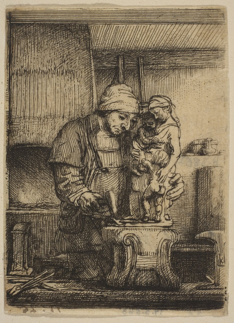 Kultaseppä, 1655. tekijältä Rembrandt van Rijn