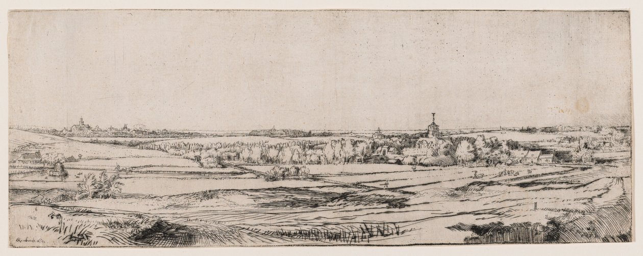 Kultapunnitsijan kenttä tekijältä Rembrandt van Rijn