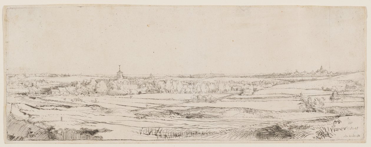 Kultapunnitsijan kenttä tekijältä Rembrandt van Rijn