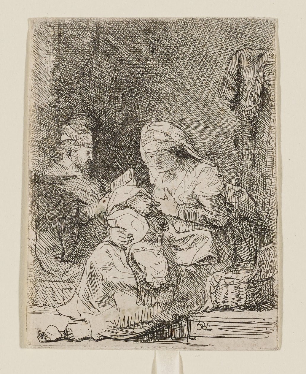 Pyhä perhe tekijältä Rembrandt van Rijn