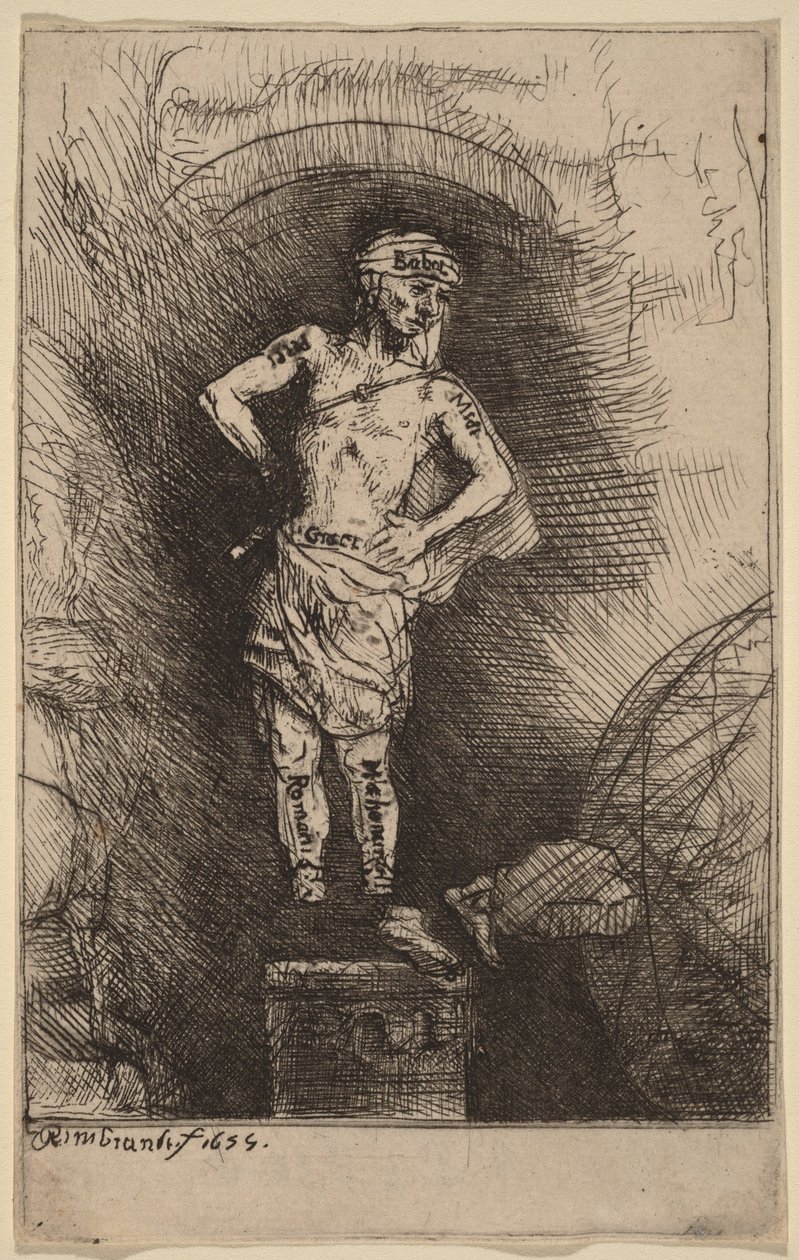 Nebukadnessarin näkemä näky tekijältä Rembrandt van Rijn