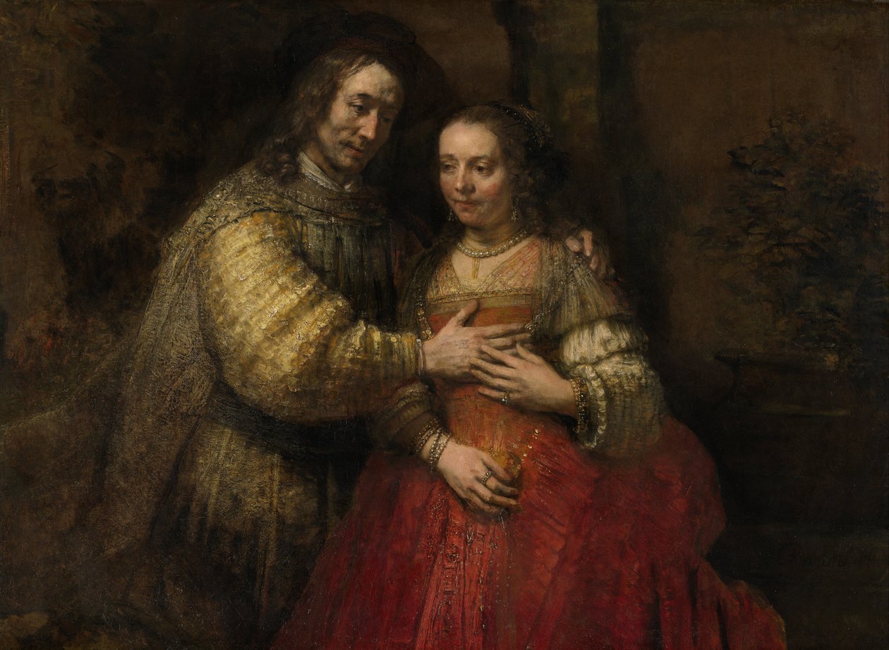 Juutalainen morsian, noin 1667 tekijältä Rembrandt van Rijn