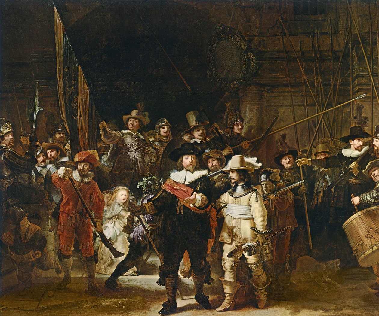 Nightwatch tekijältä Rembrandt van Rijn