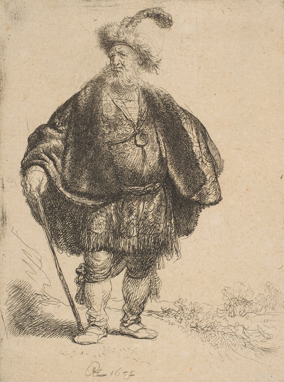 Persialainen, 1632, 1632. tekijältä Rembrandt van Rijn