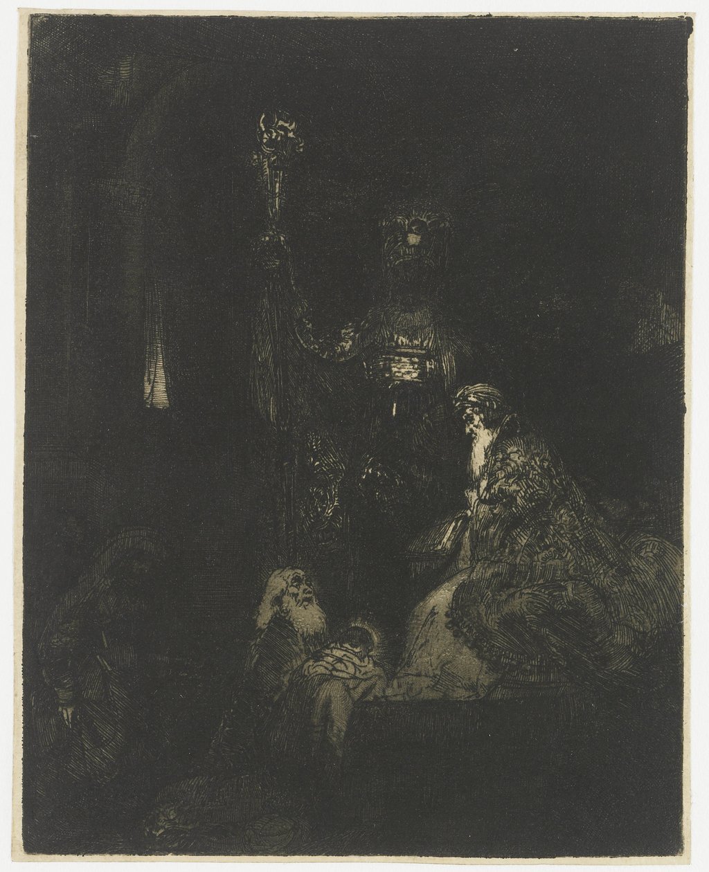 Esitys temppelissä Esitys temppelissä pimeällä tavalla tekijältä Rembrandt van Rijn