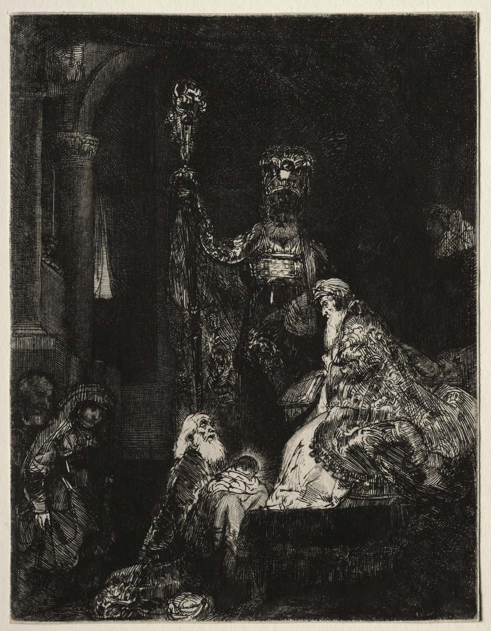 Esitys temppelissä tekijältä Rembrandt van Rijn