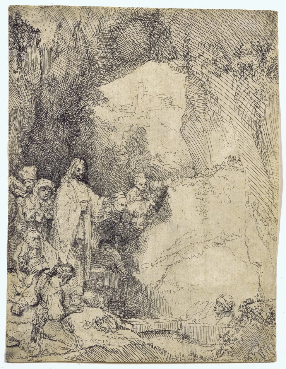 Lasaruksen herättäminen tekijältä Rembrandt van Rijn