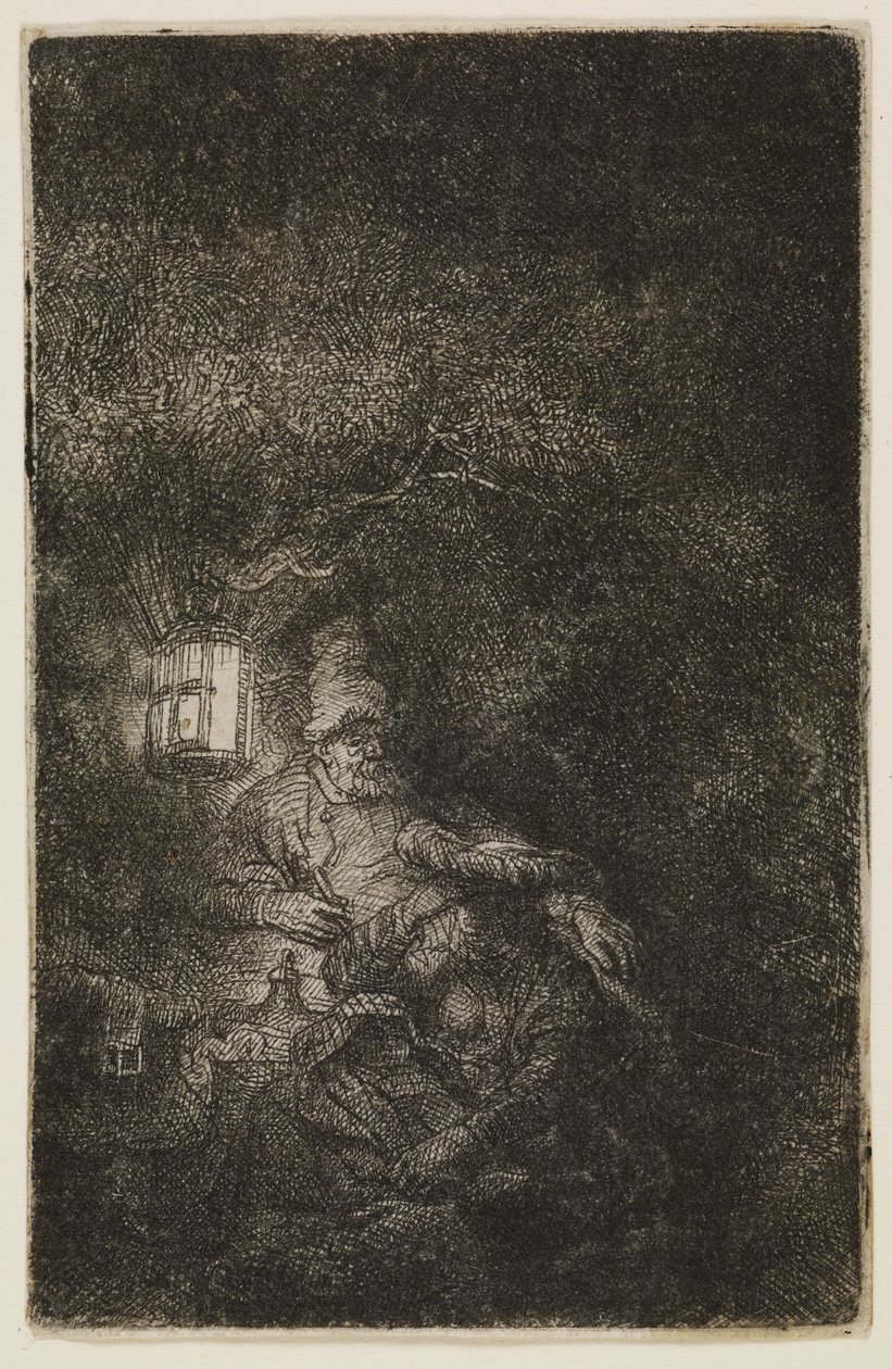 Lennon aikana vietetty lepo (yöteos) tekijältä Rembrandt van Rijn