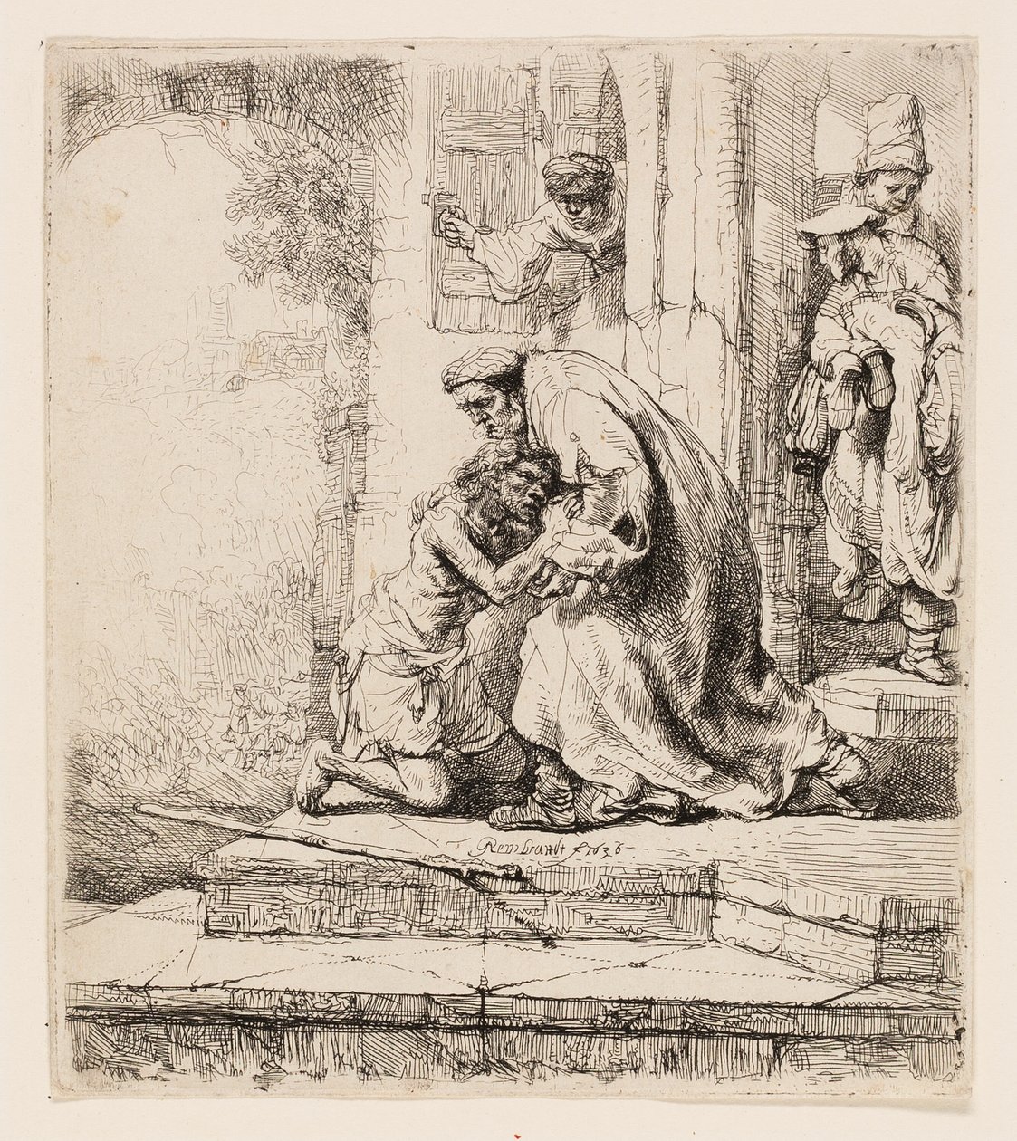 Tuhlaajapojan paluu tekijältä Rembrandt van Rijn
