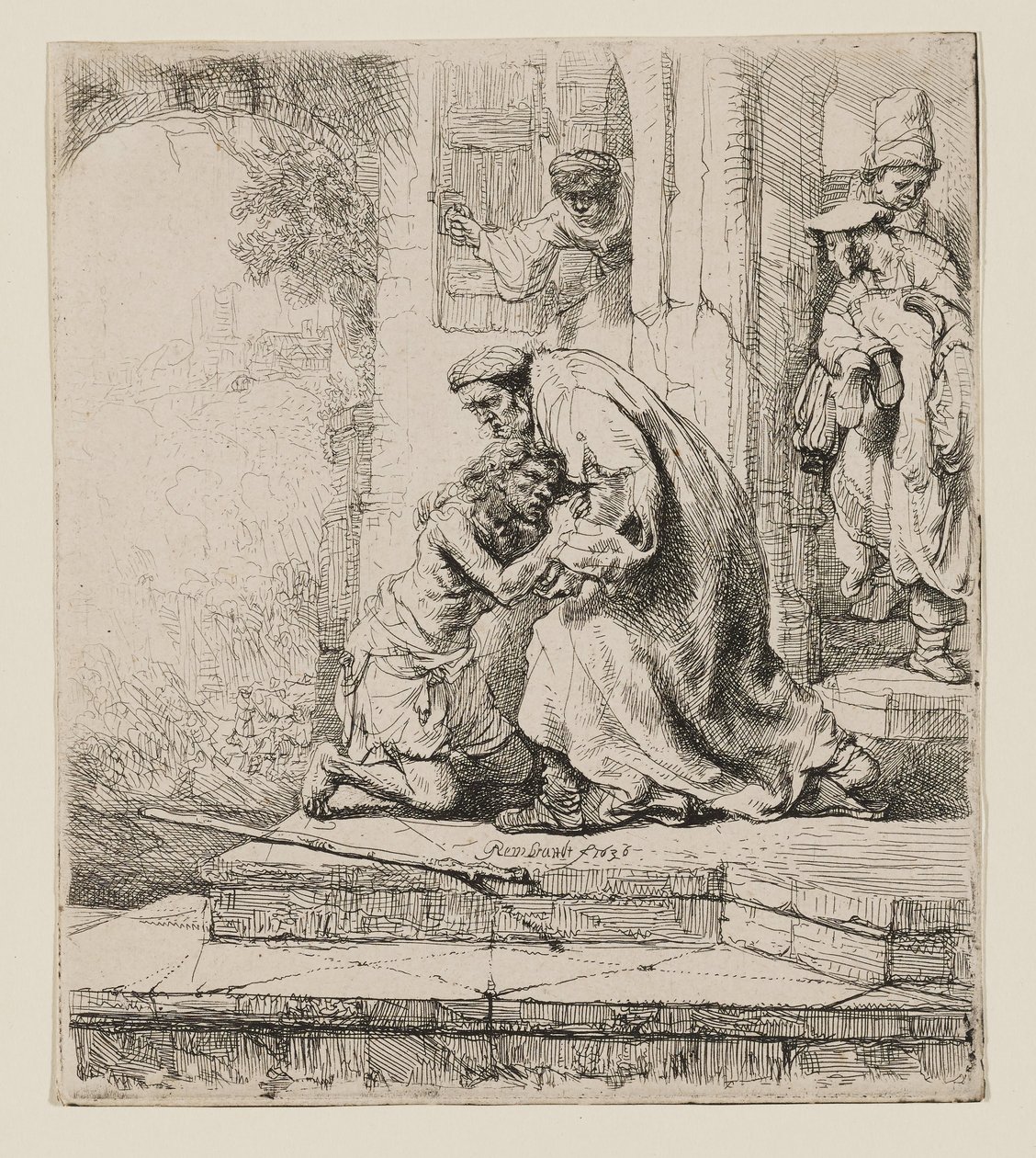 Tuhlaajapoika palaa kotiin tekijältä Rembrandt van Rijn