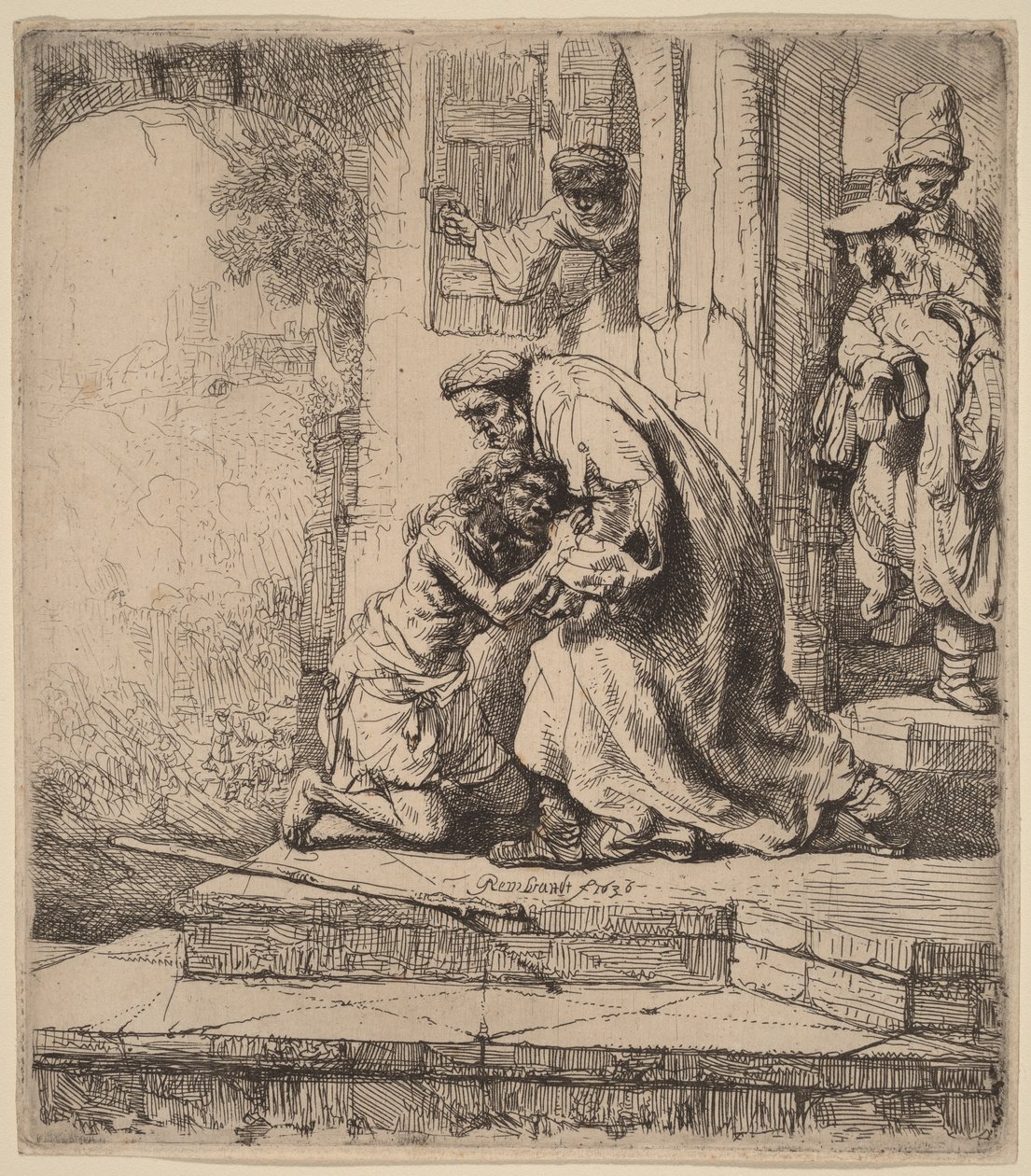 Tuhlaajapoika palaa kotiin tekijältä Rembrandt van Rijn
