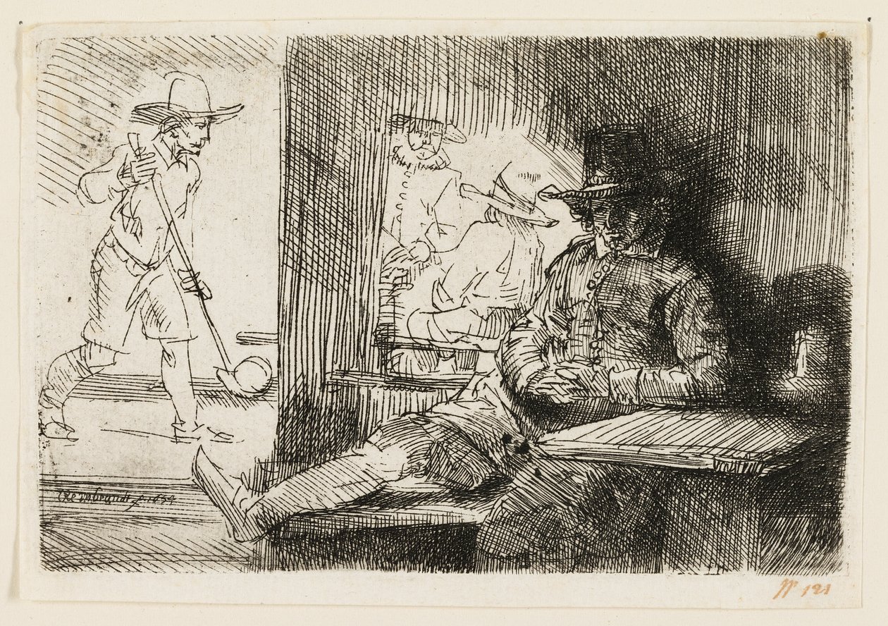 Ringball Player tekijältä Rembrandt van Rijn