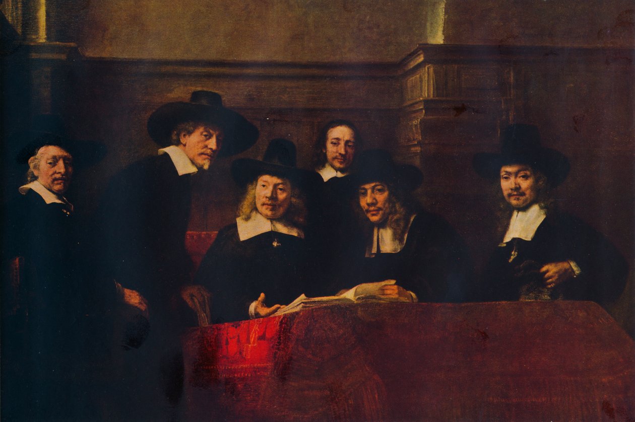 Näytteenottoviranomaiset, 1662, 1938. tekijältä Rembrandt van Rijn