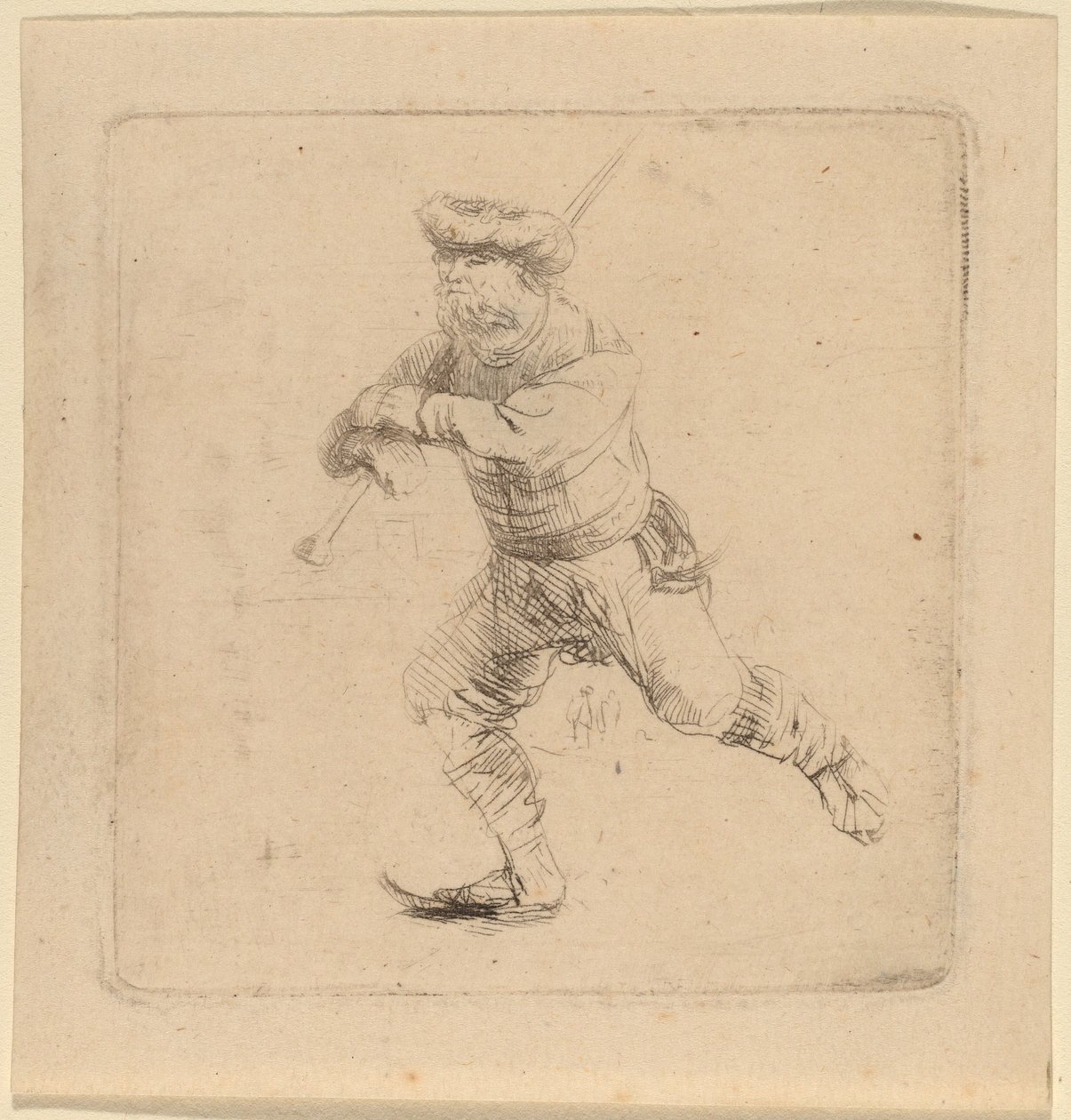 Luistelija tekijältä Rembrandt van Rijn