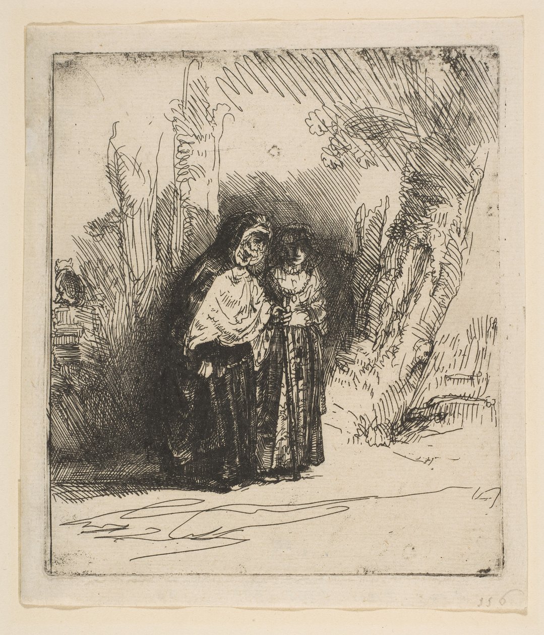 Espanjalainen mustalainen Preciosa, n. 1642. tekijältä Rembrandt van Rijn