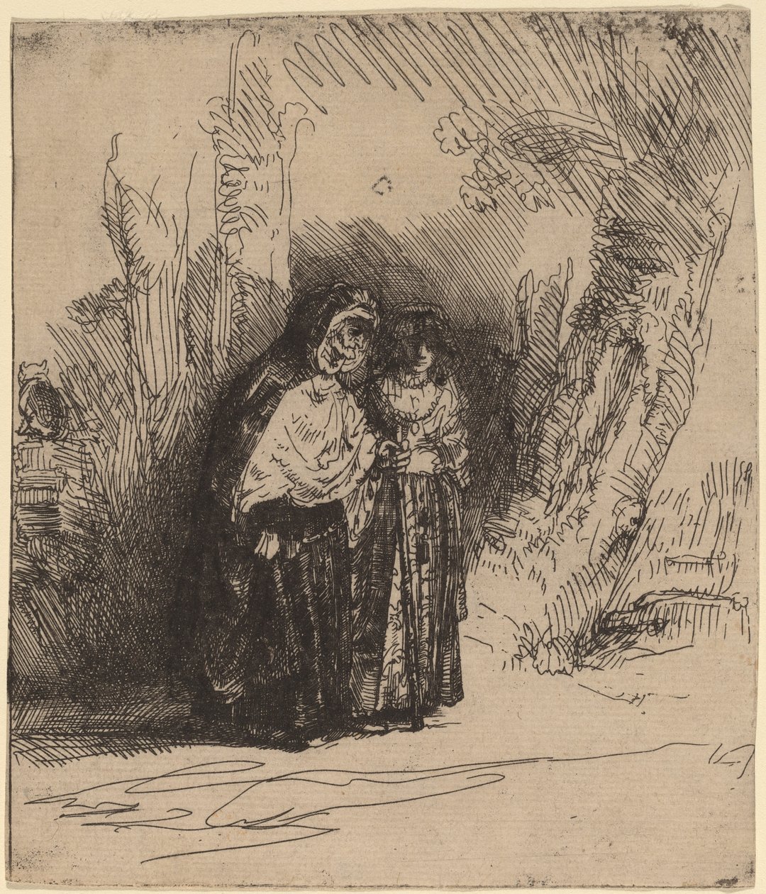 espanjalainen mustalainen "Preciosa" tekijältä Rembrandt van Rijn