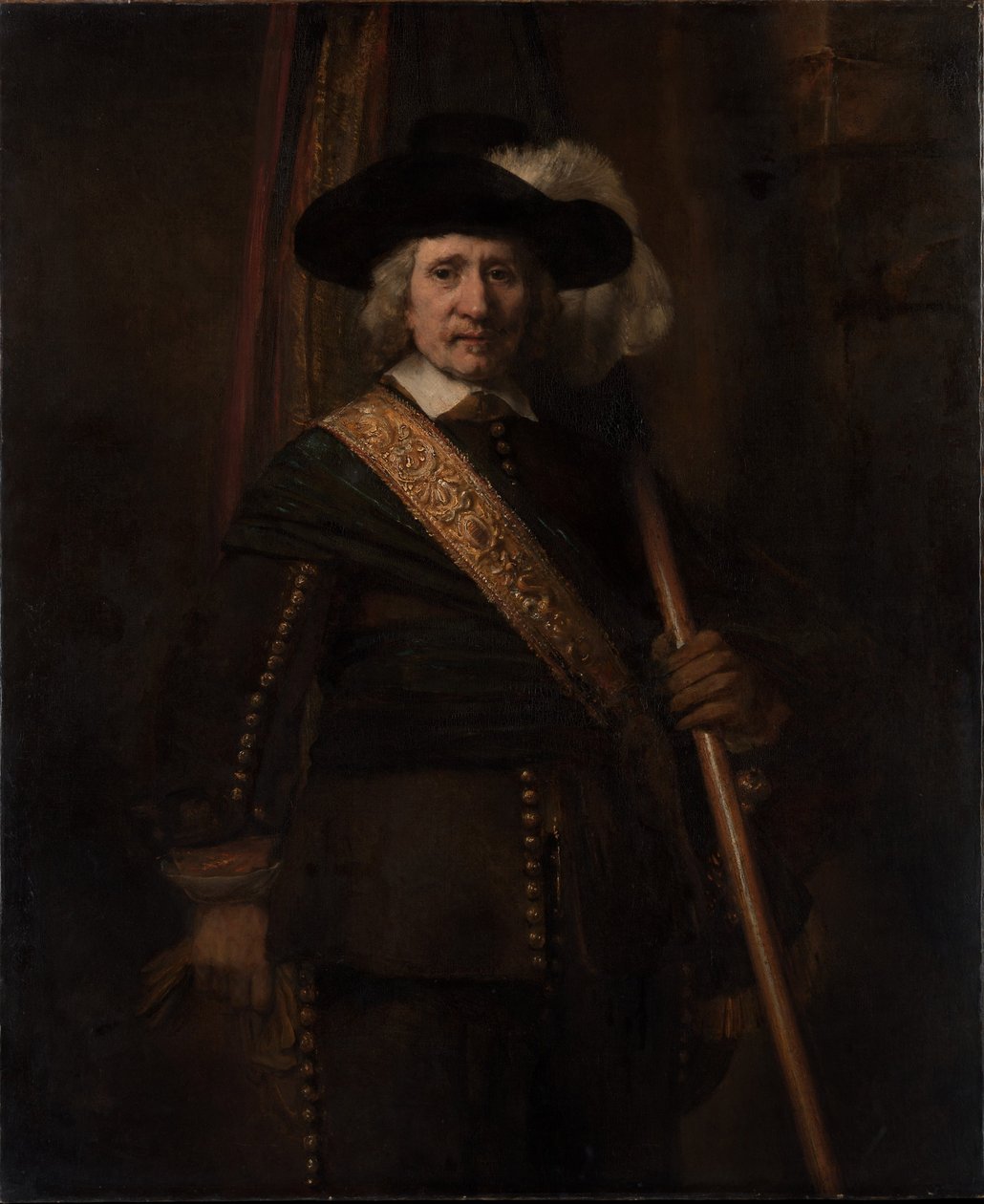Lipunkantaja, Floris Soop, 1654 tekijältä Rembrandt van Rijn