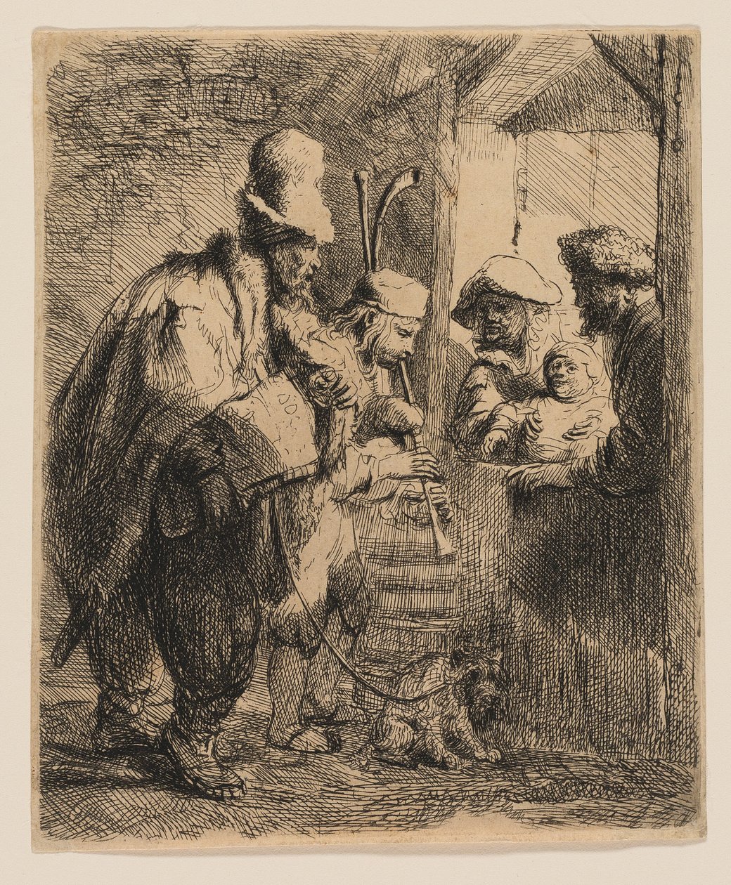 Kiertelevät muusikot tekijältä Rembrandt van Rijn