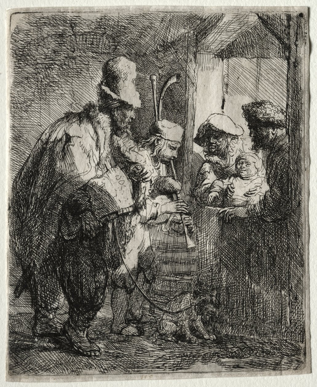 Kiertelevät muusikot tekijältä Rembrandt van Rijn