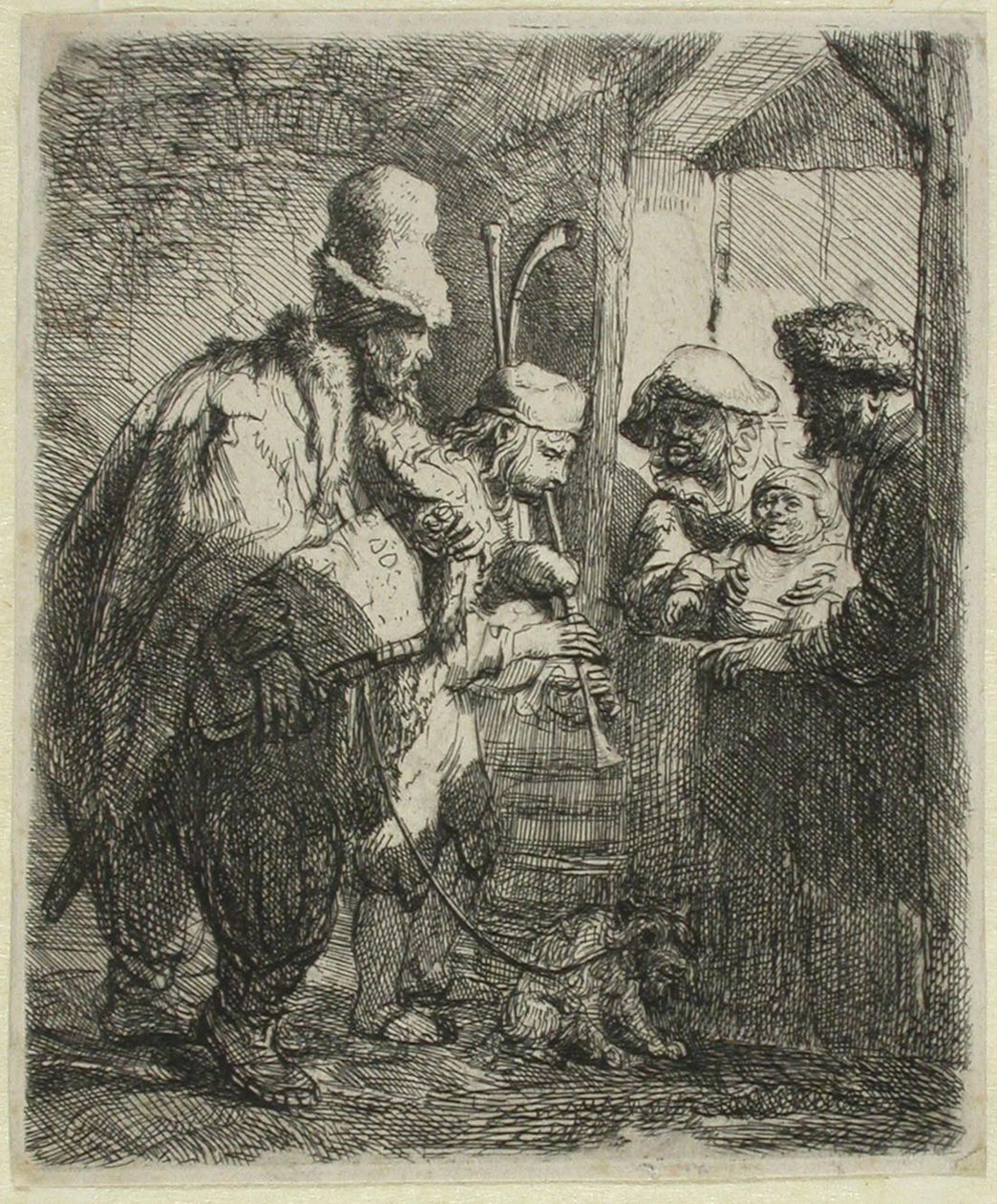 Kiertävät muusikot tekijältä Rembrandt van Rijn