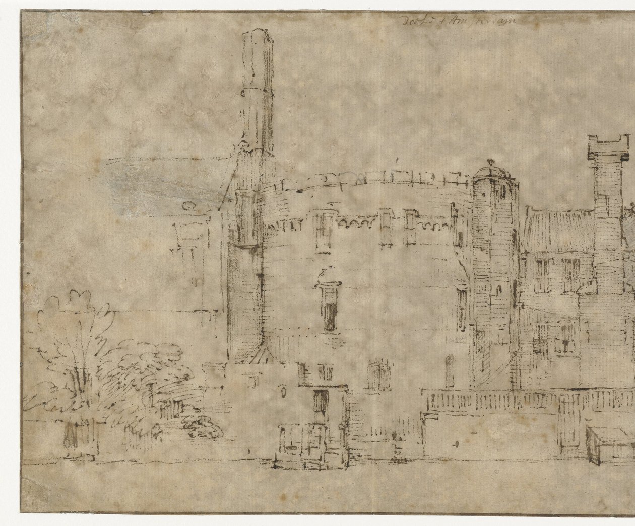 Swijgh Utrecht Tower Amsterdamissa tekijältä Rembrandt van Rijn