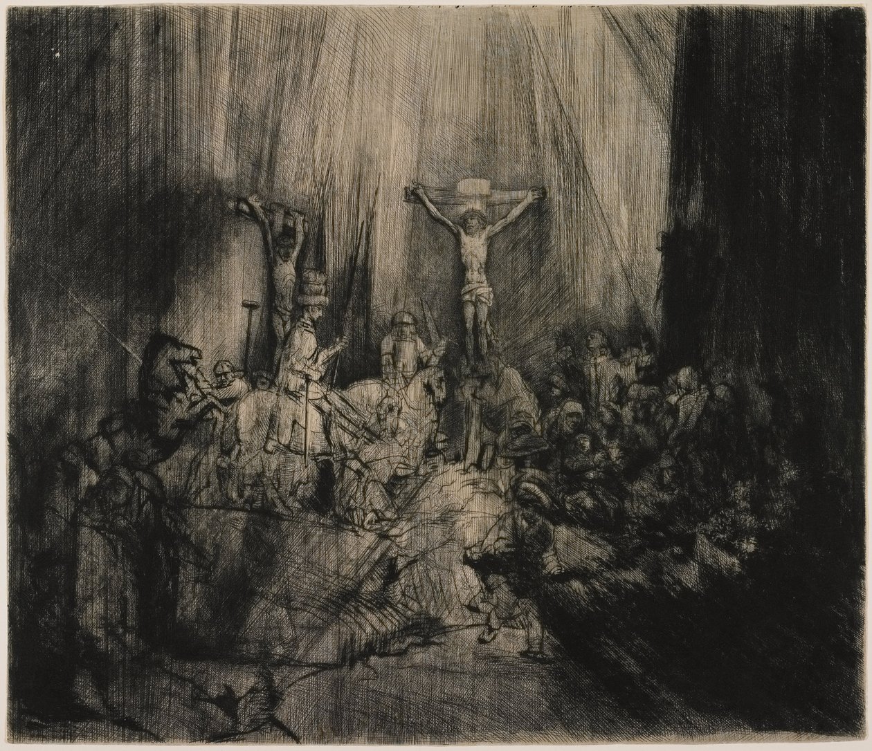 Kolme ristiä tekijältä Rembrandt van Rijn