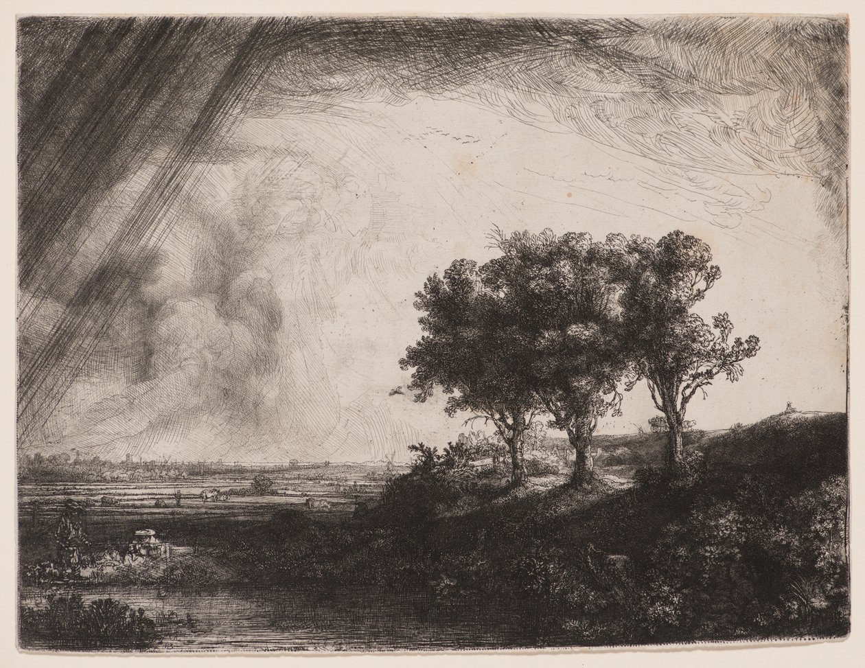 Kolme puuta tekijältä Rembrandt van Rijn