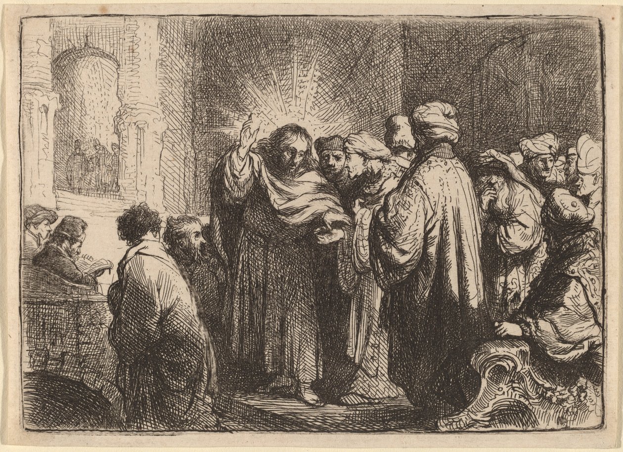 Tribute Money tekijältä Rembrandt van Rijn