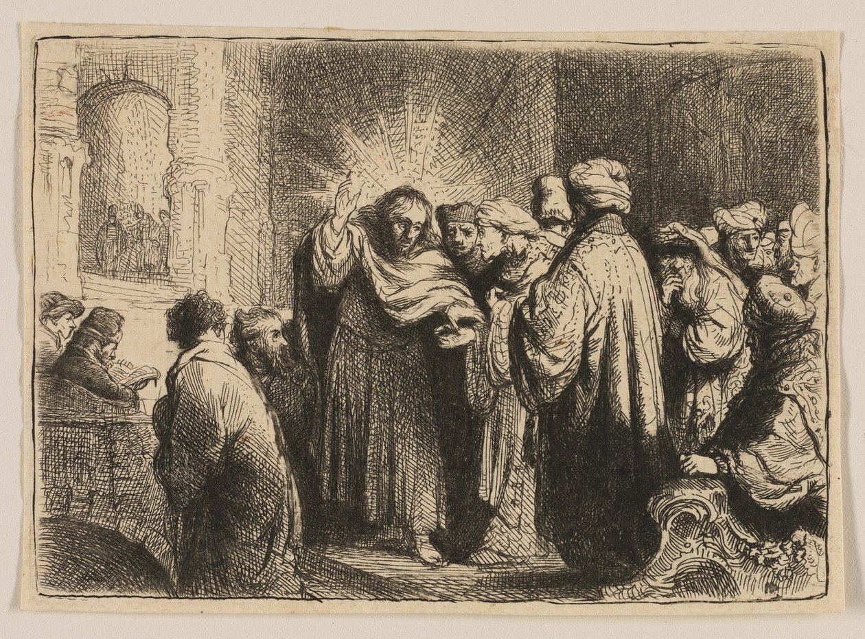 Tribute Money tekijältä Rembrandt van Rijn