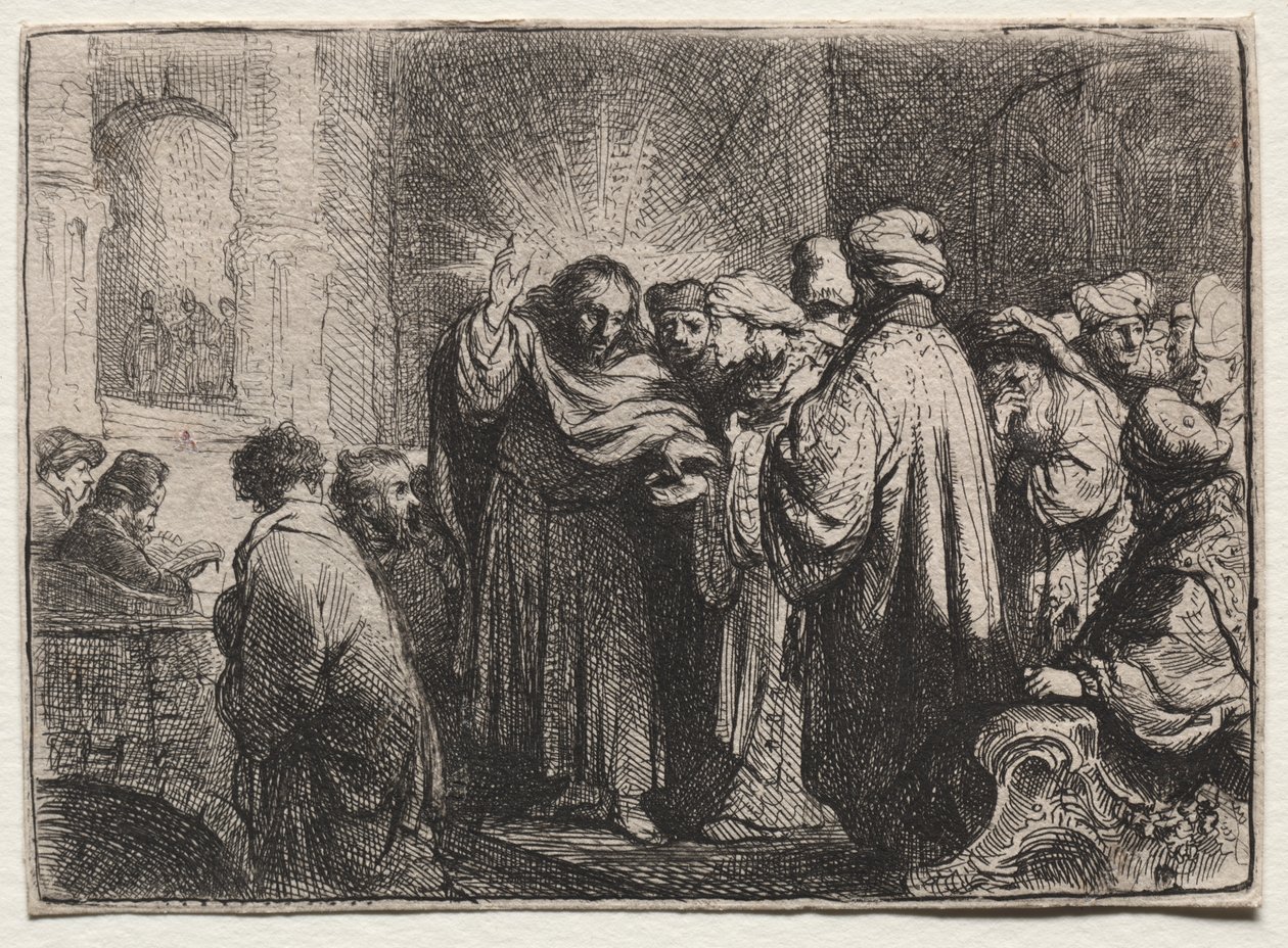 Tribute Money tekijältä Rembrandt van Rijn