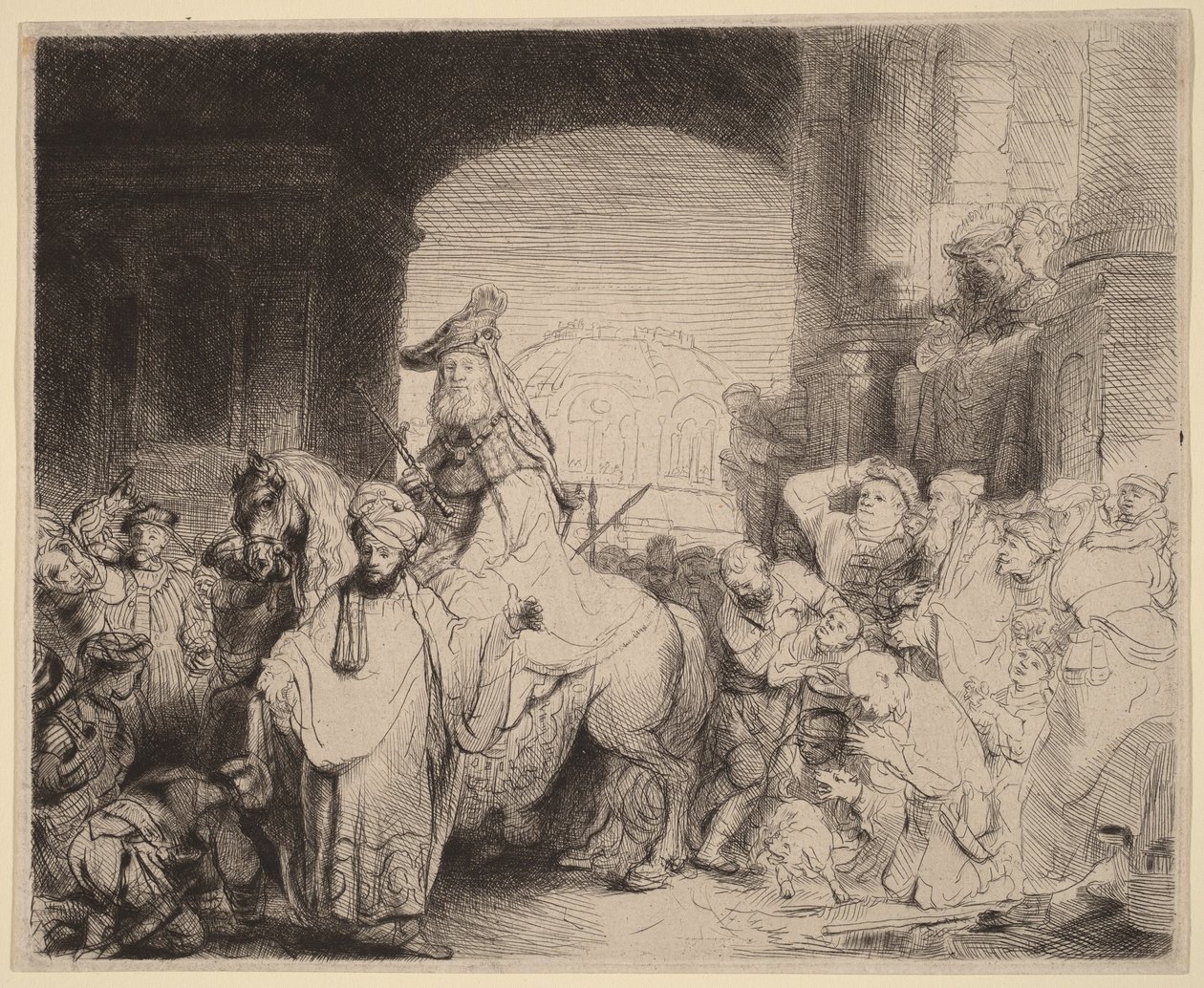 Mordekain voitto tekijältä Rembrandt van Rijn